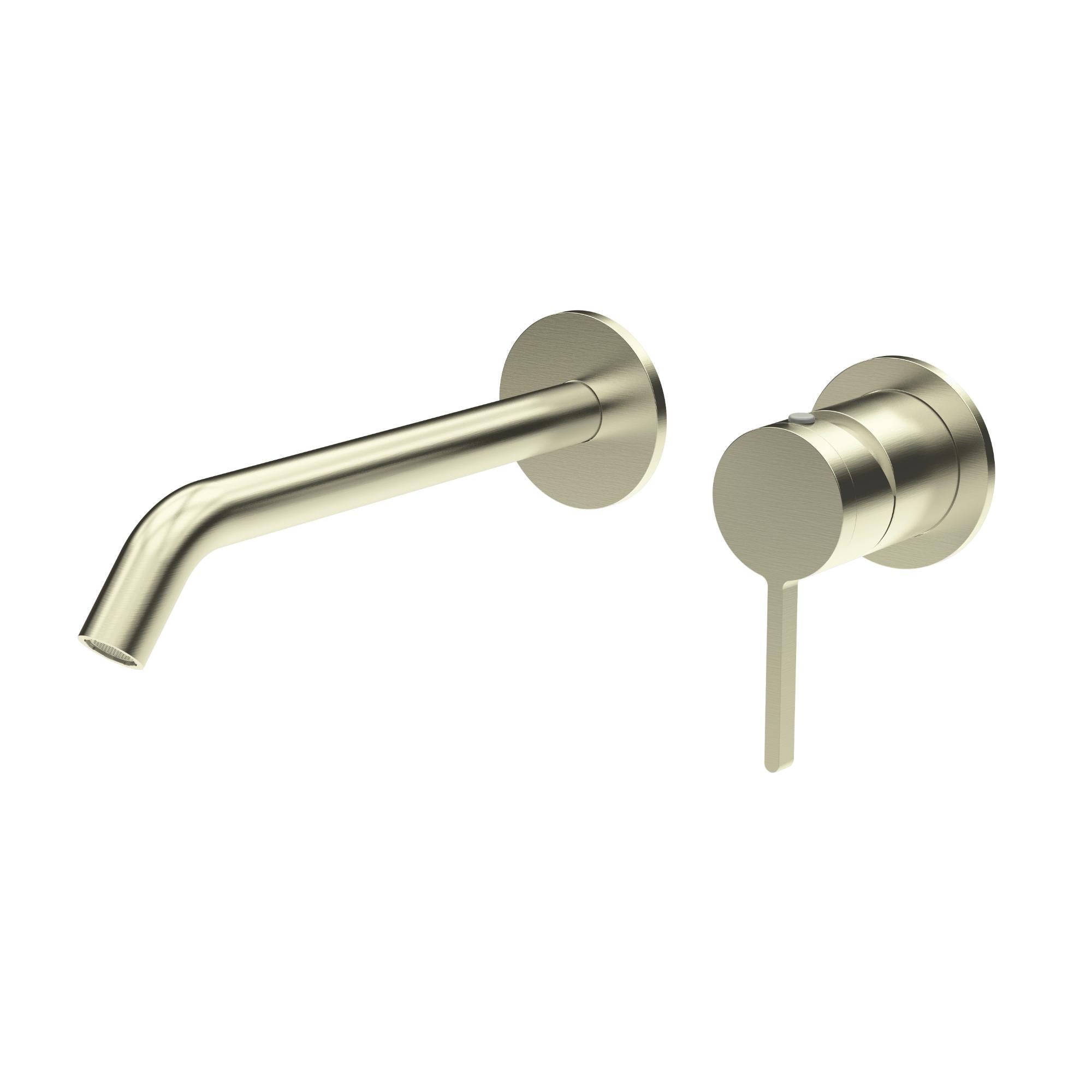 Burleigh Wall Basin Mixer Set with 215mm Spout