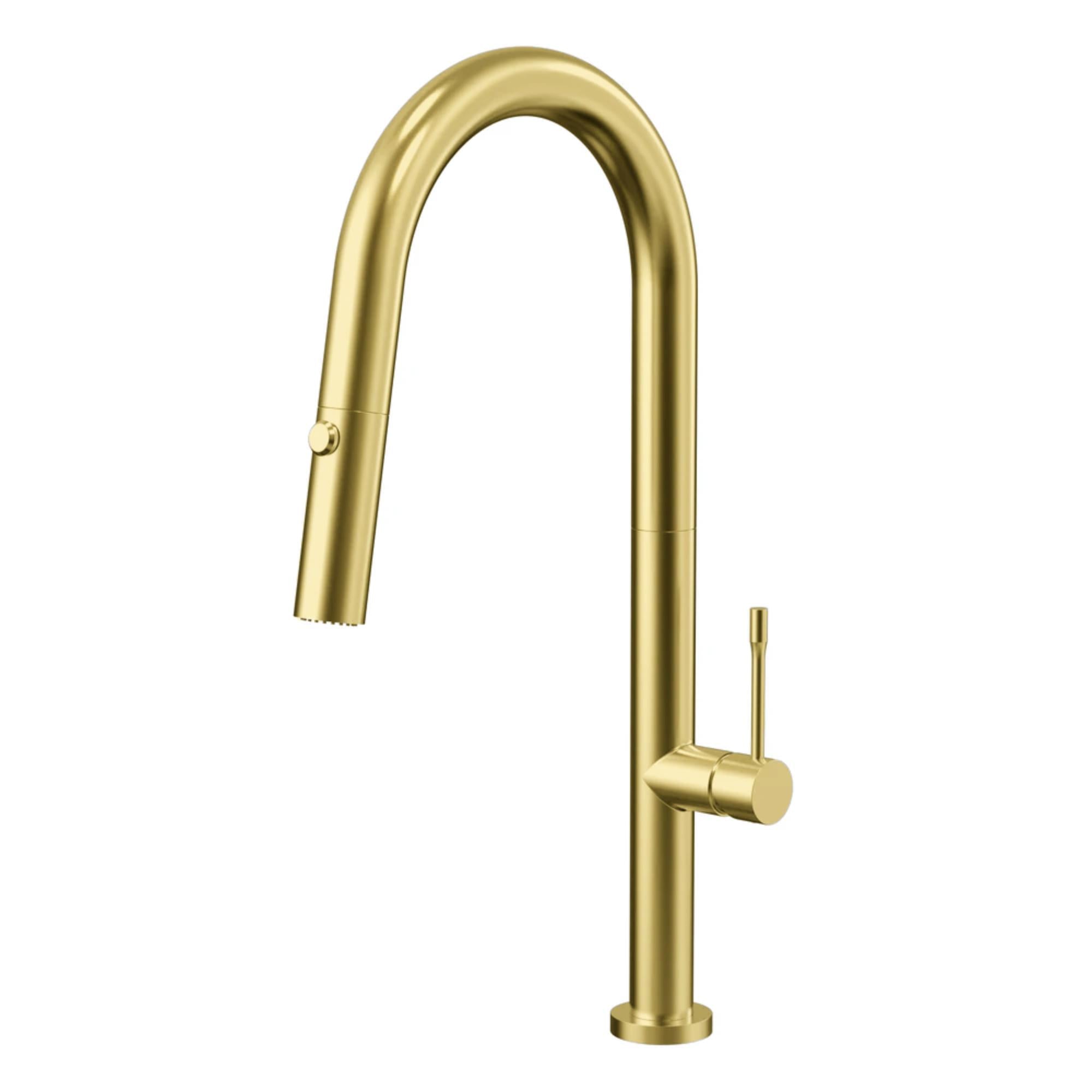 Kirra Slimline Pull Out Sink Mixer with Hidden Button