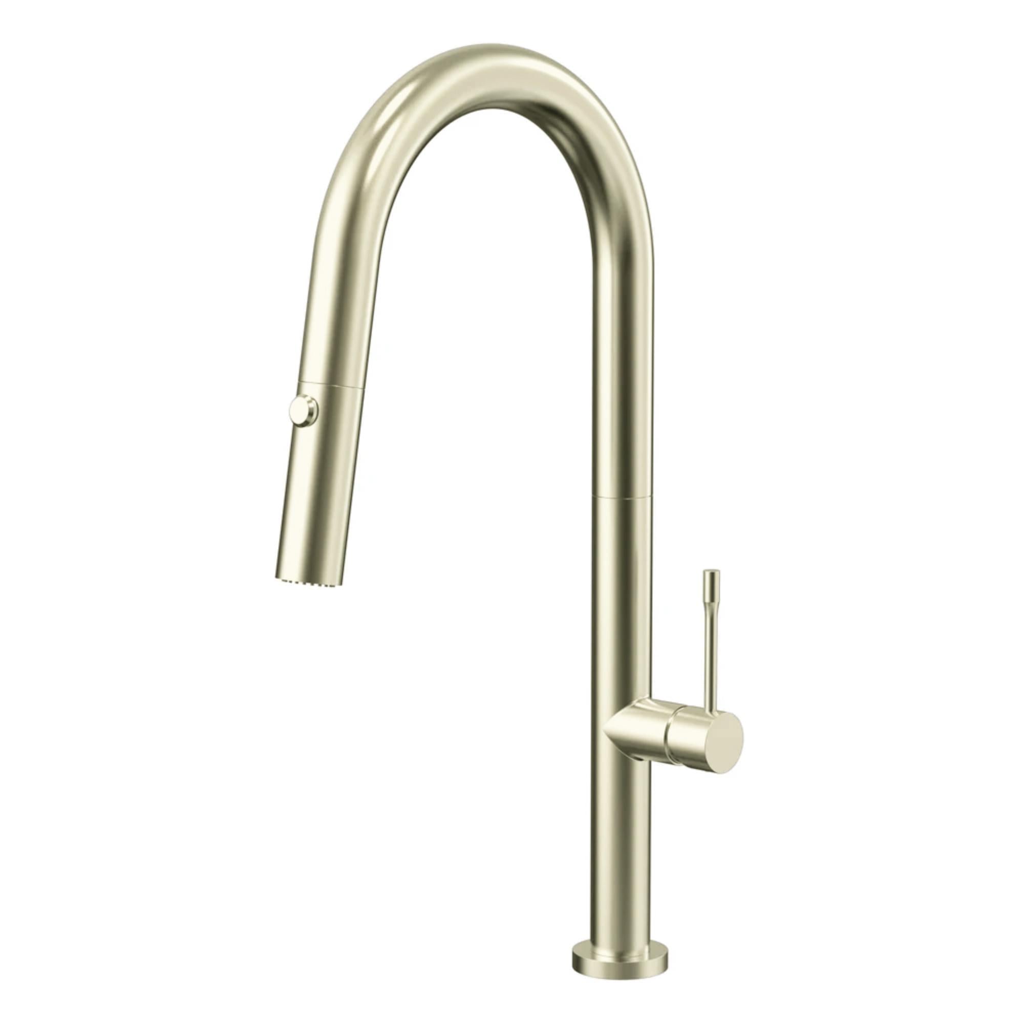 Kirra Slimline Pull Out Sink Mixer with Hidden Button