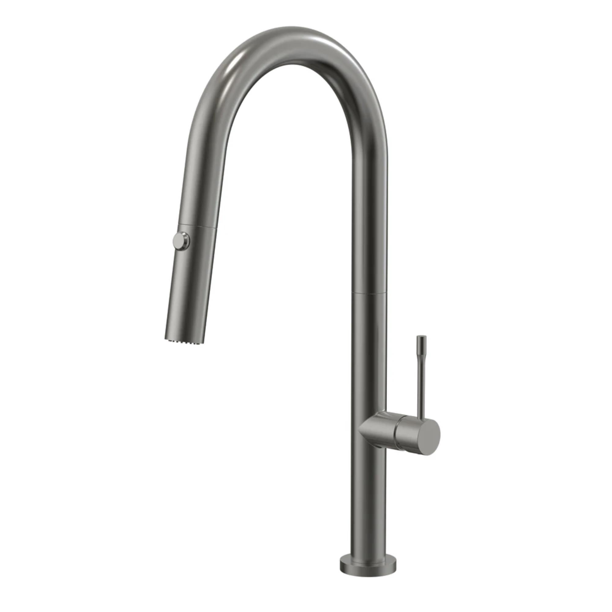 Kirra Slimline Pull Out Sink Mixer with Hidden Button
