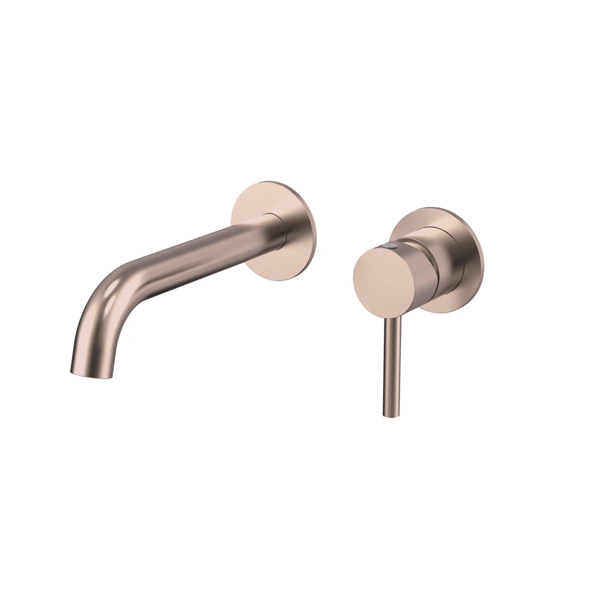 Kirra Wall Basin Mixer Set with 180mm Spout
