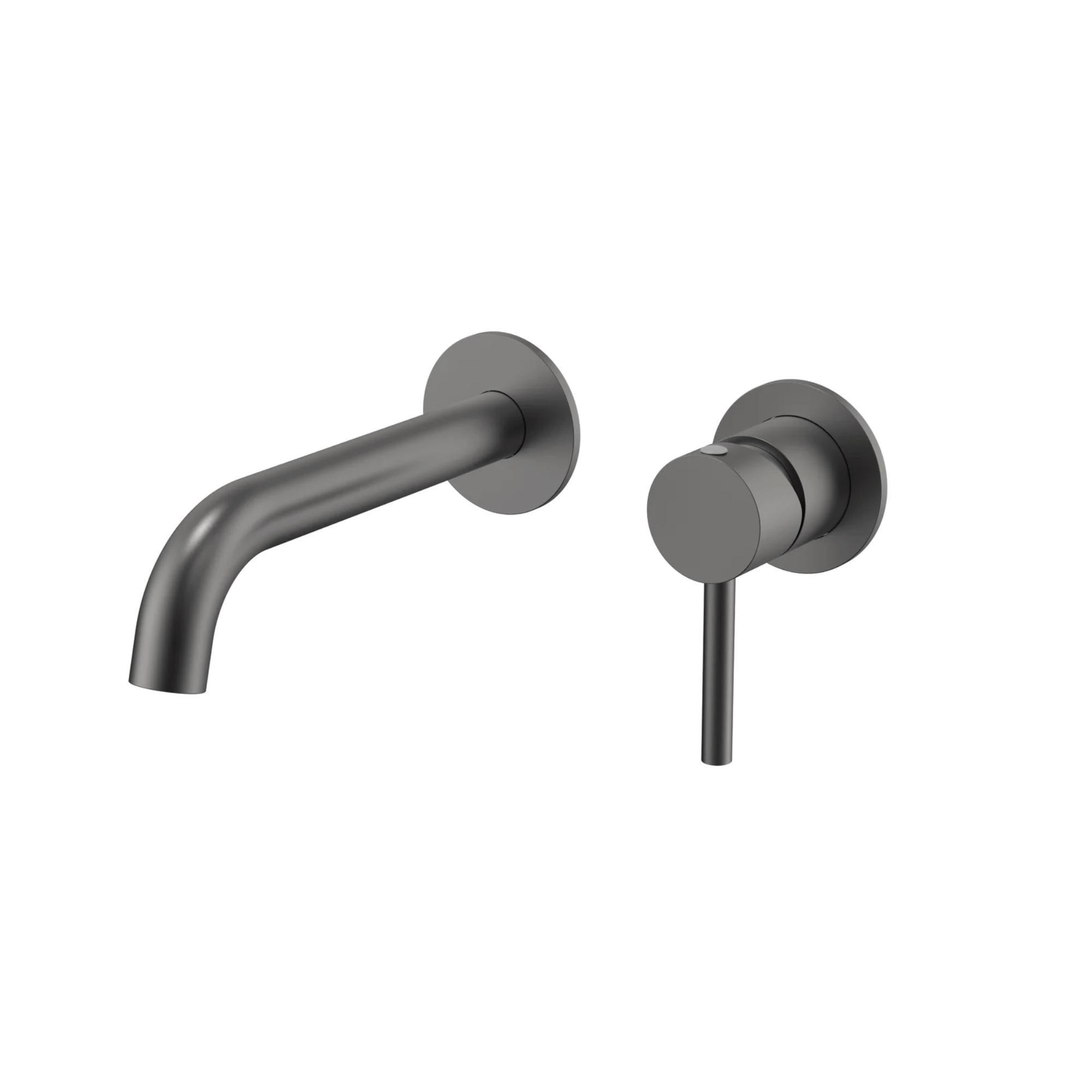 Kirra Wall Basin Mixer Set with 180mm Spout