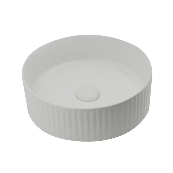 Miles Fluted Round Above Counter Basin