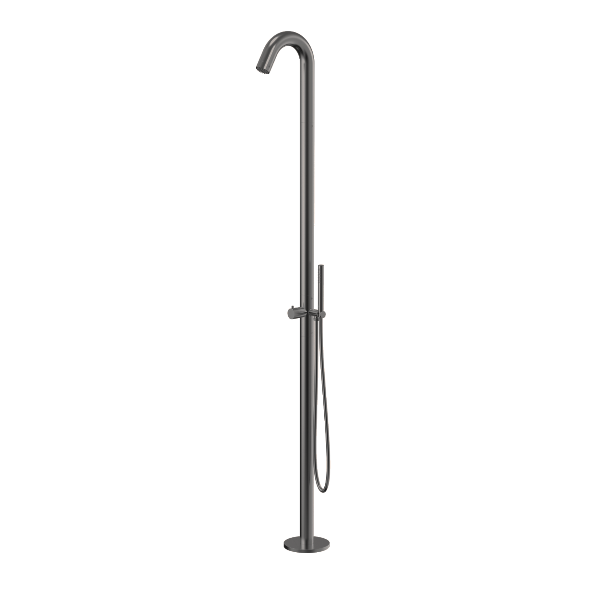 Savannah Freestanding Shower - Gun Metal