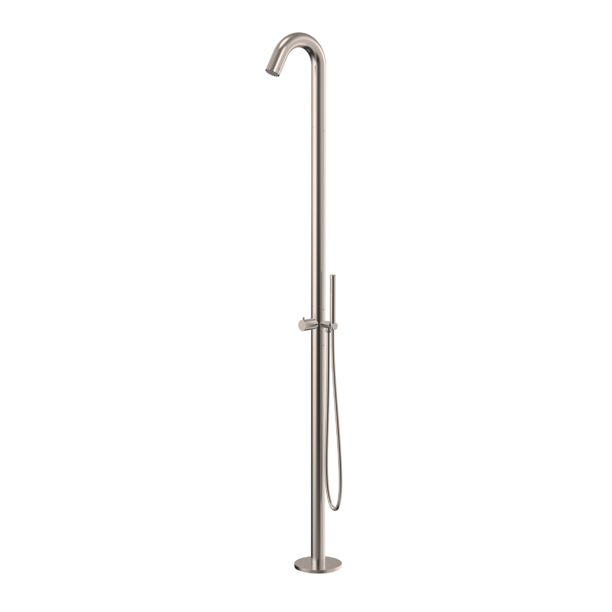 Savannah Freestanding Shower - Brushed Nickel