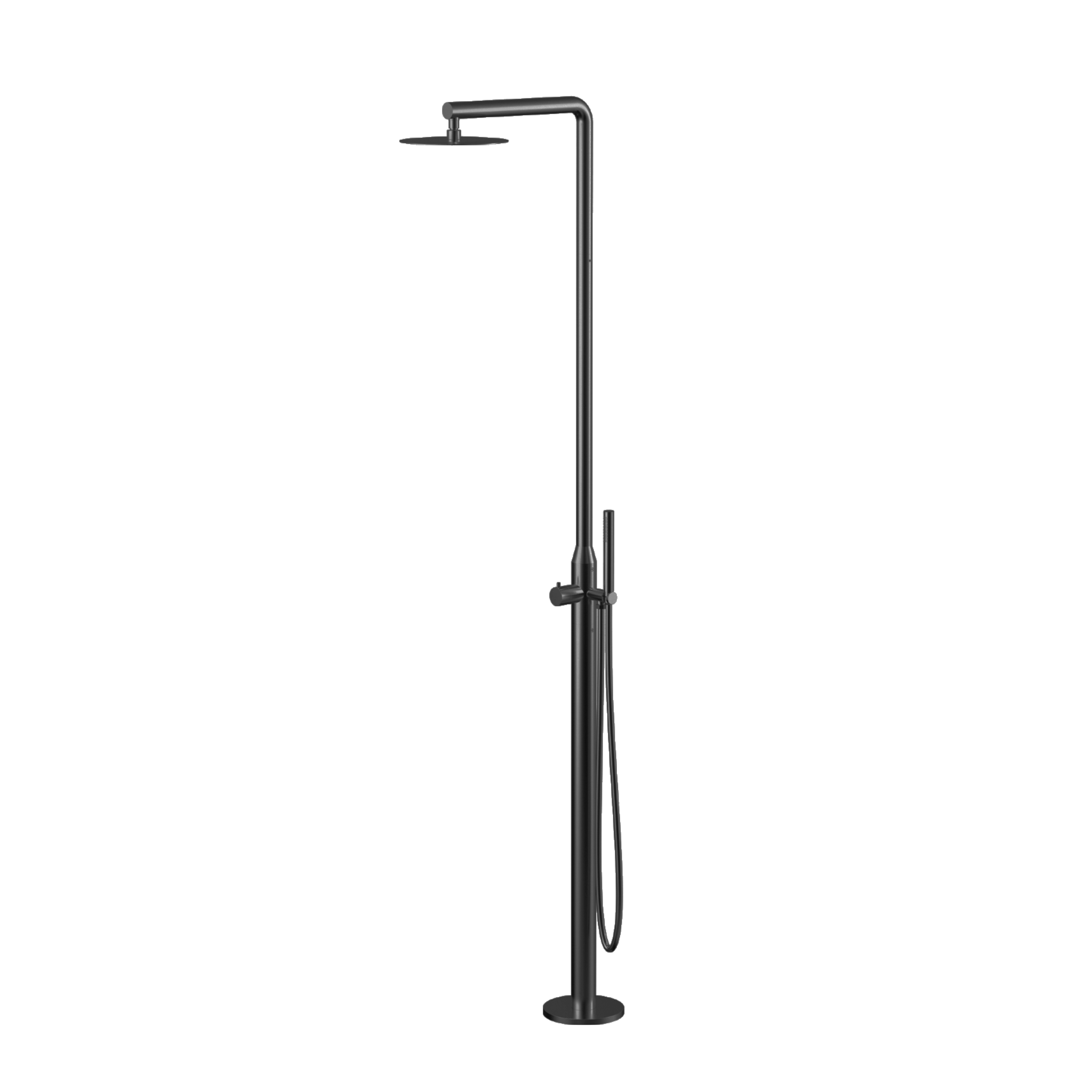 Florence Freestanding Shower - Black