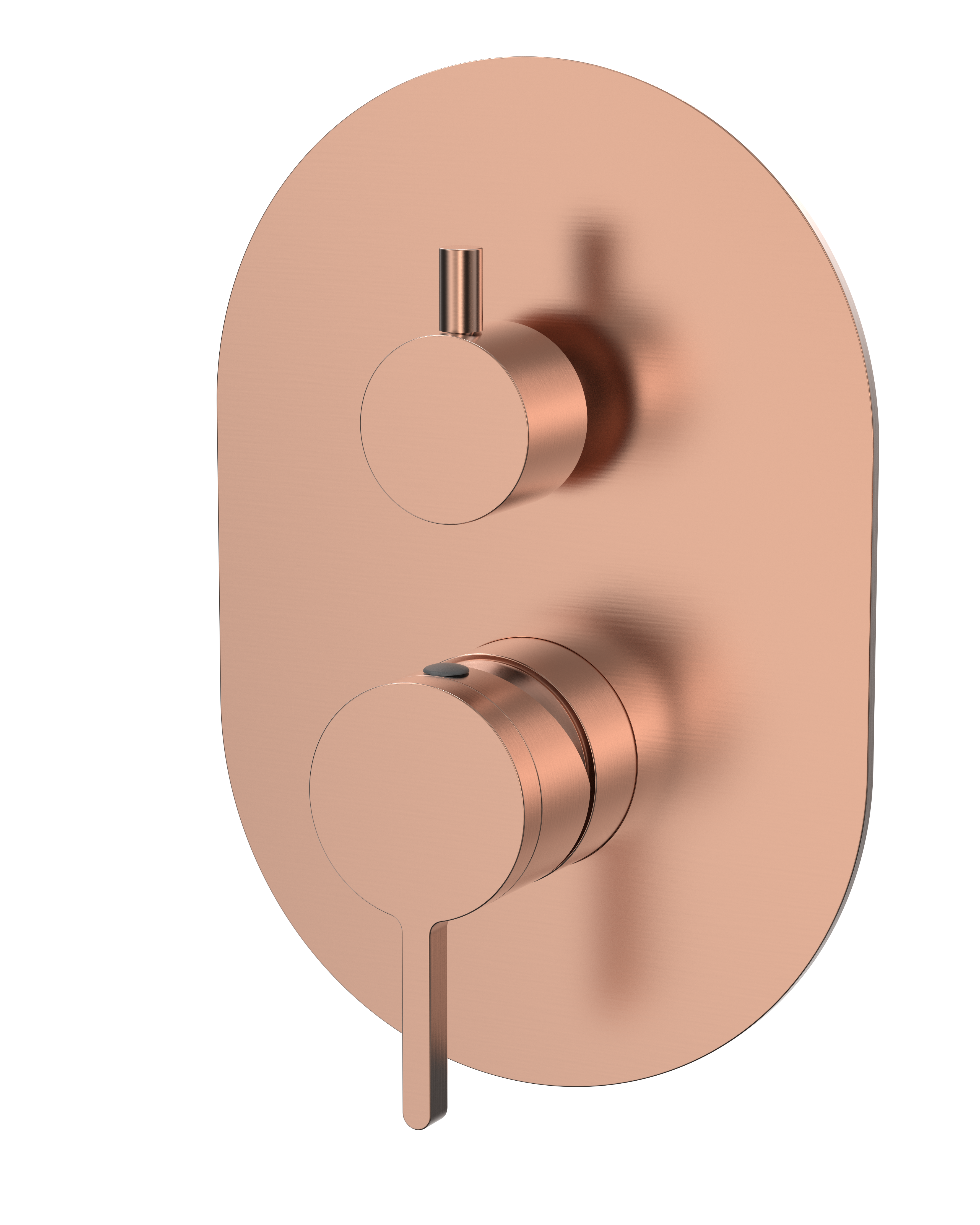 Burleigh Shower Mixer with Diverter - Copper