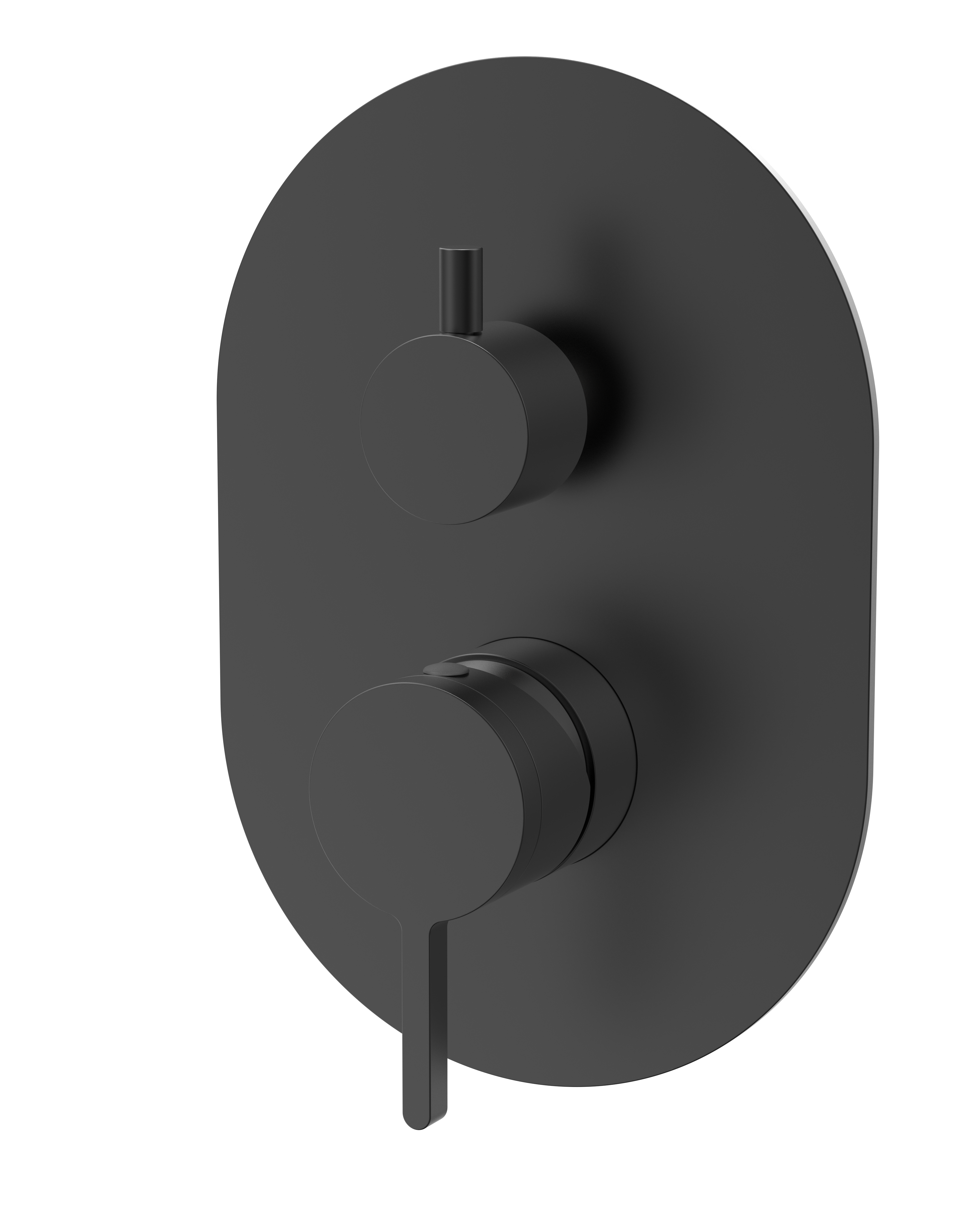 Burleigh Shower Mixer with Diverter - Gun Metal