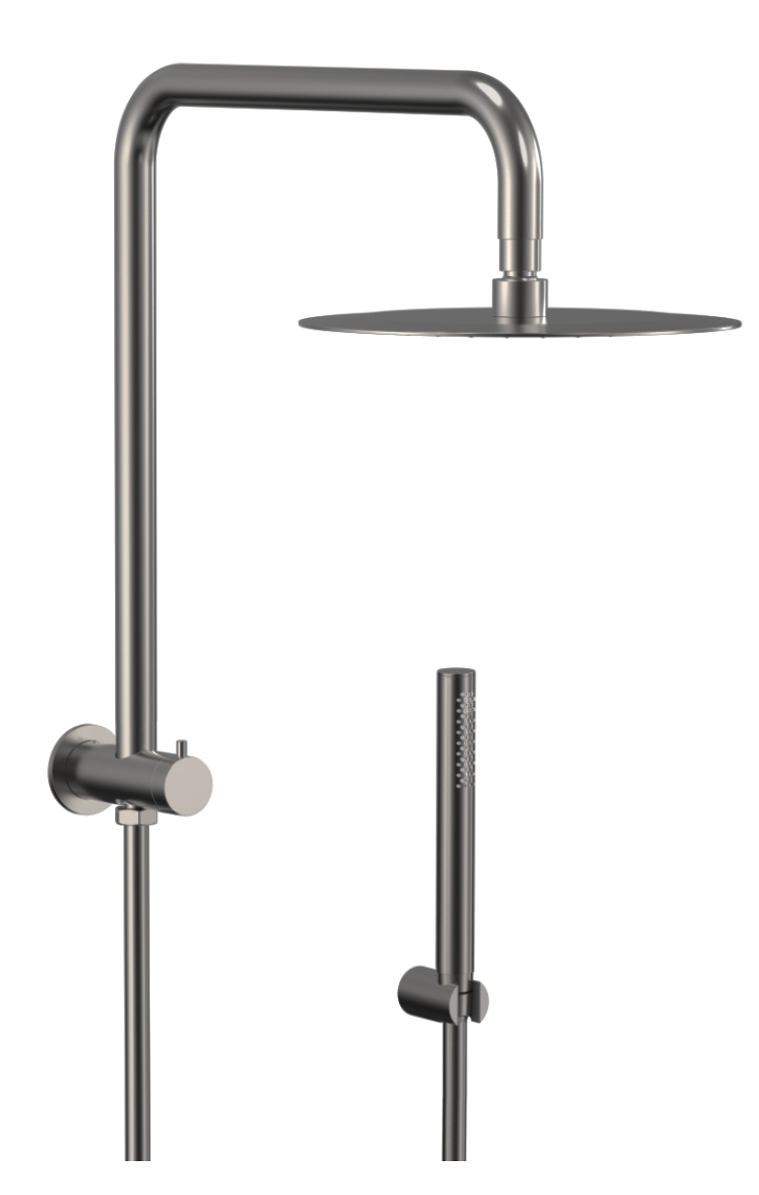 Burleigh Shower with Slimline Handheld Head - Gun Metal