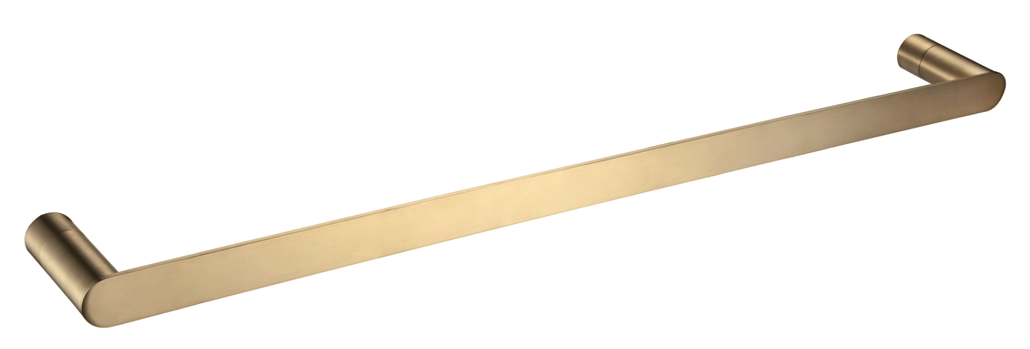 Burleigh Single Towel Rail - Brushed Brass