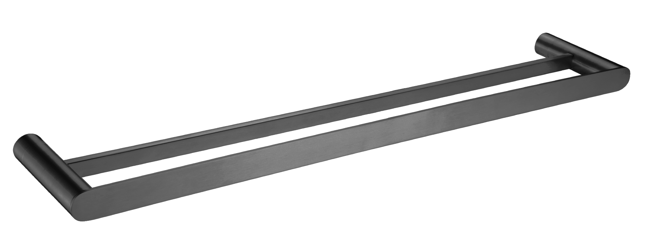 Burleigh Double Towel Rail - Black