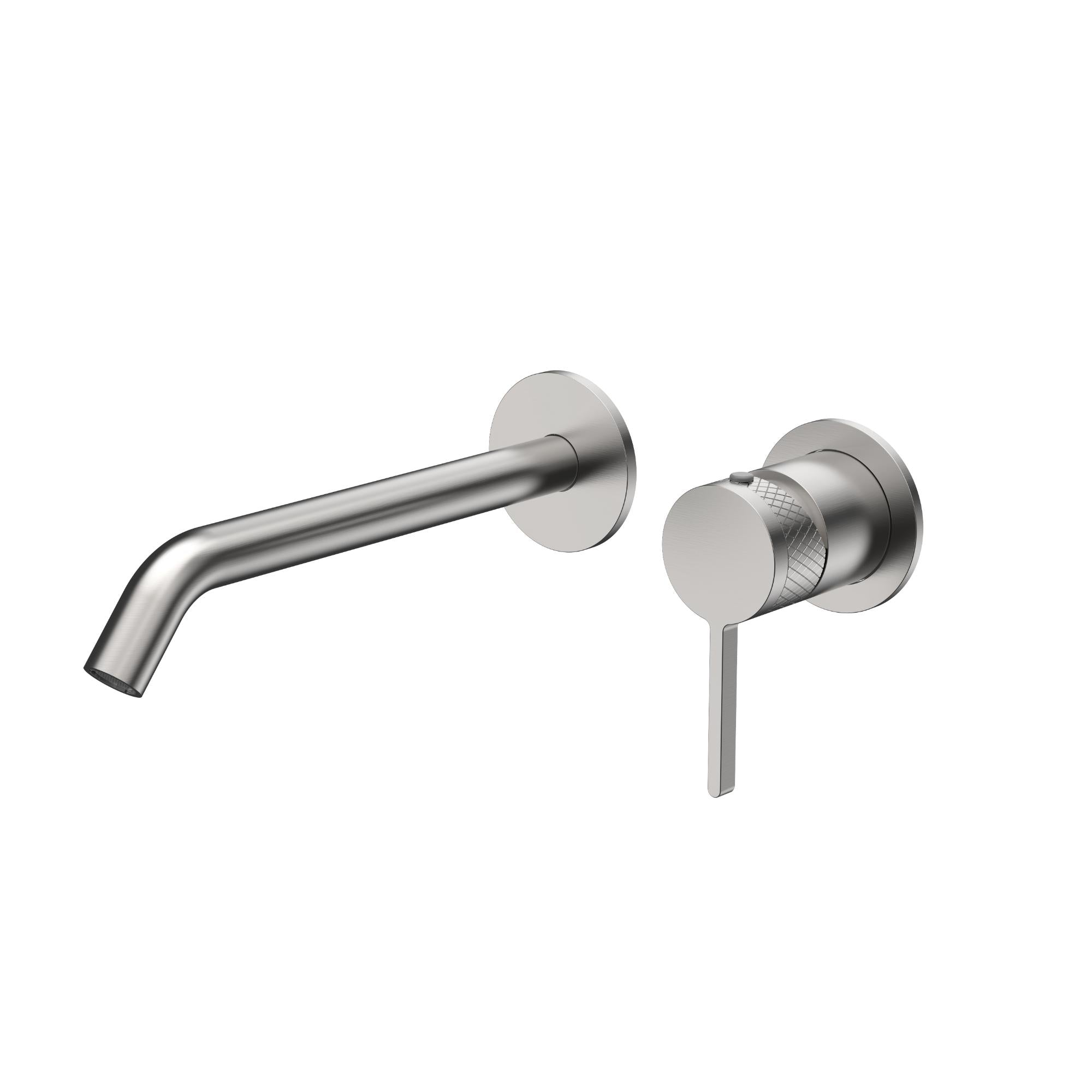 Embraze Wall Basin Mixer Set with 215mm Spout