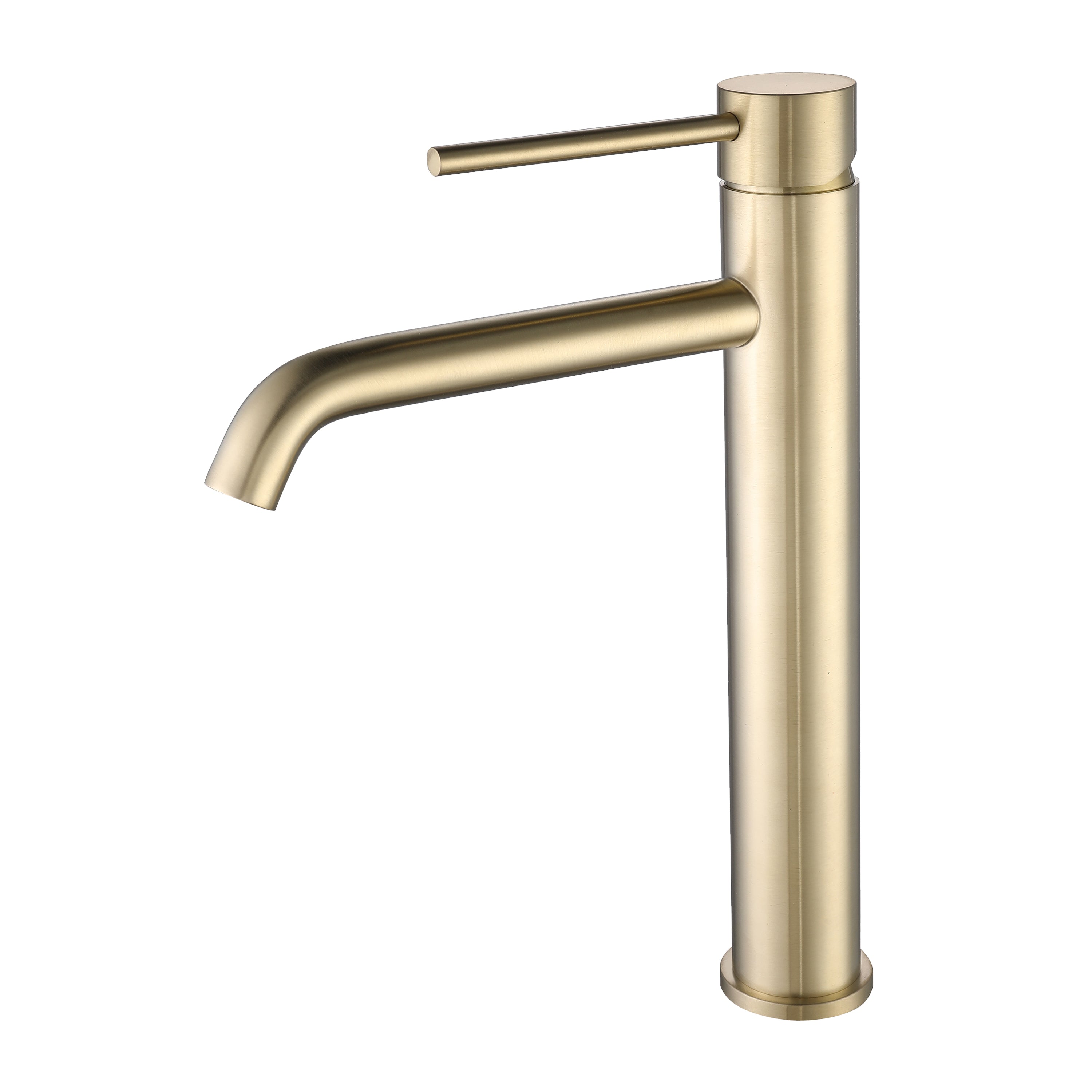 Kirra Tall Basin Mixer - Brushed Brass
