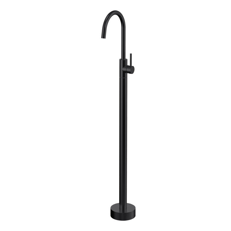 Kirra Floor Mounted Bath Mixer - Black
