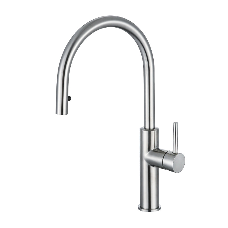 Kirra Pull Out Sink Mixer with Hidden Button - Chrome