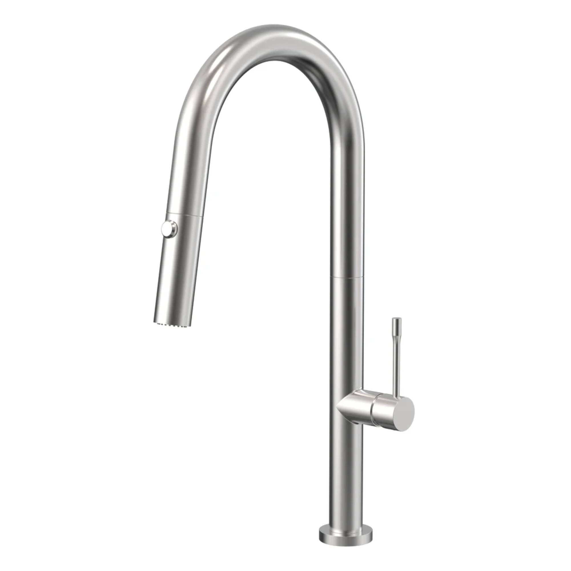 Kirra Slimline Pull Out Sink Mixer with Hidden Button