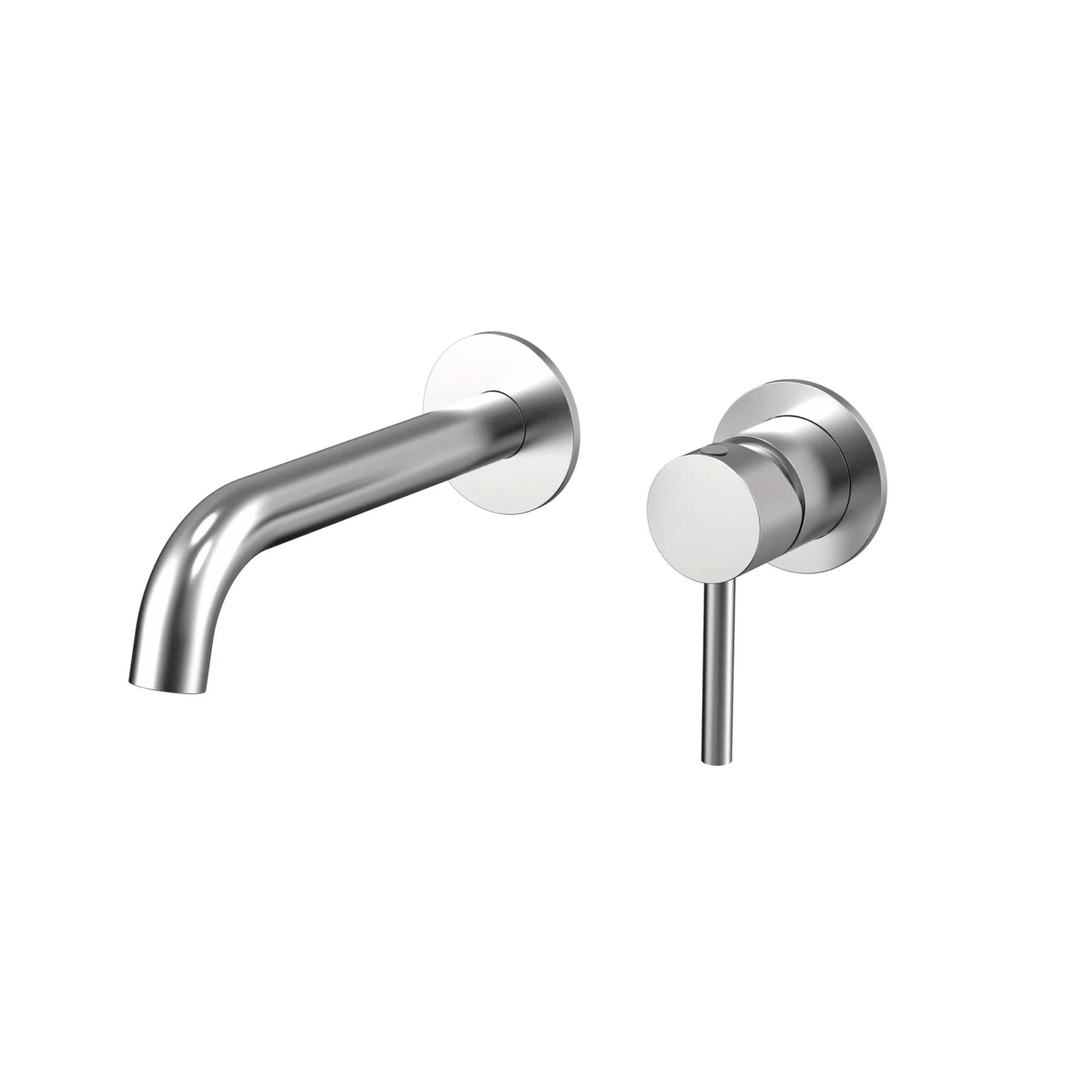 Kirra Wall Basin Mixer Set with 180mm Spout