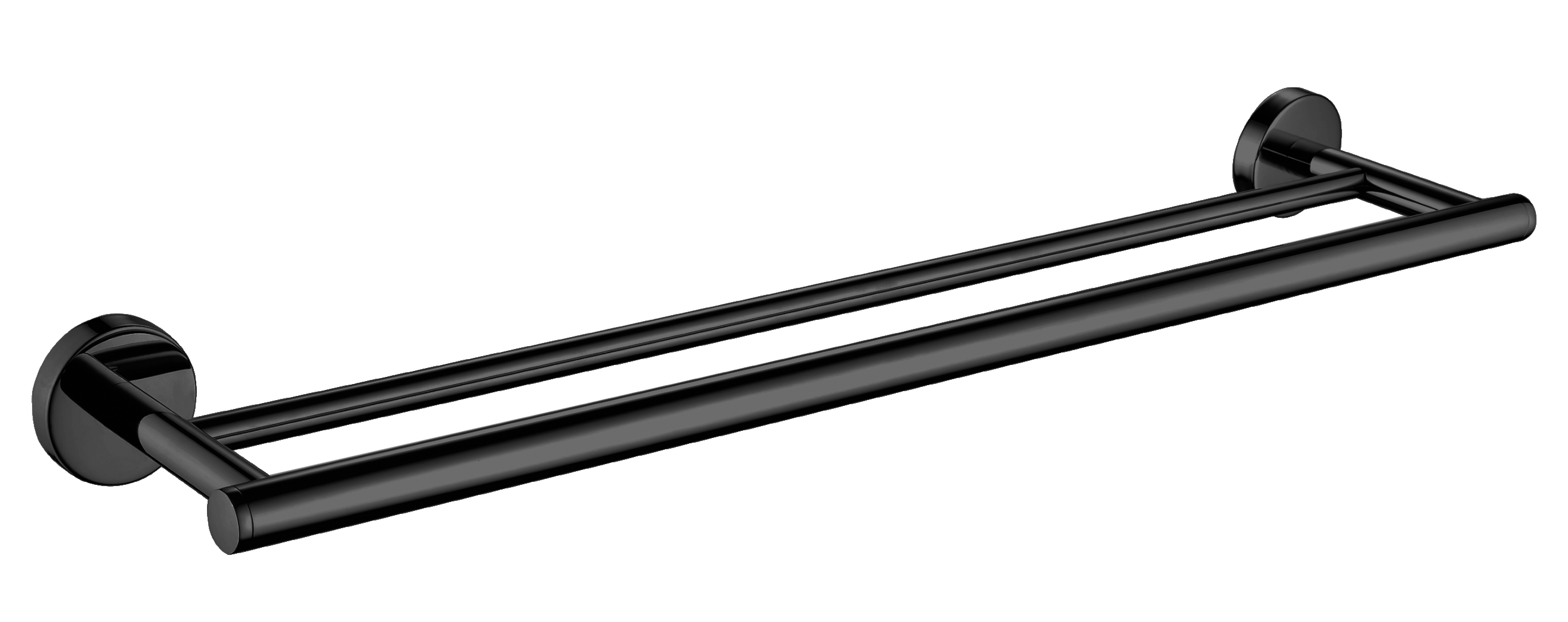 Kirra Double Towel Rail - Black