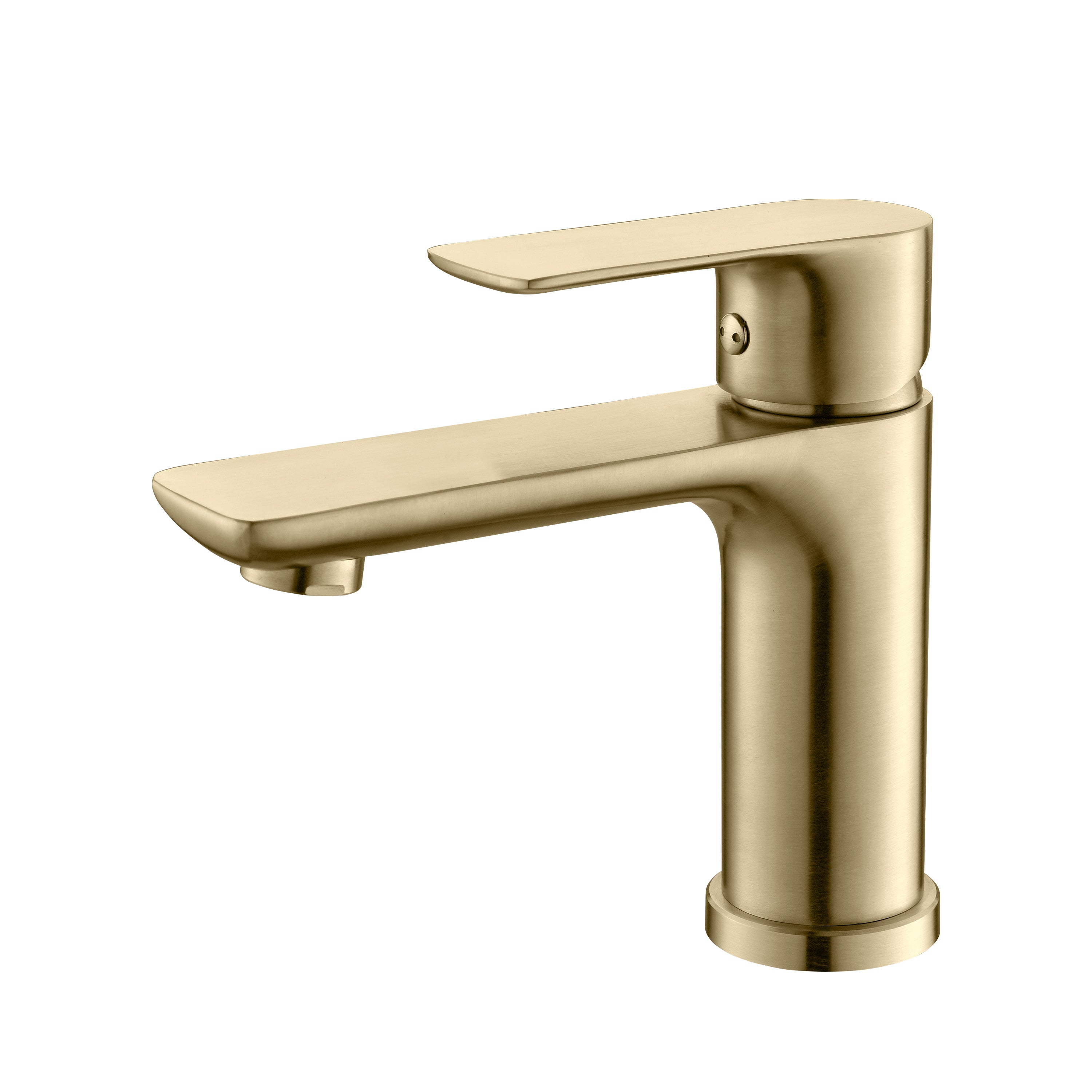 Rivara Basin Mixer - Brushed Brass