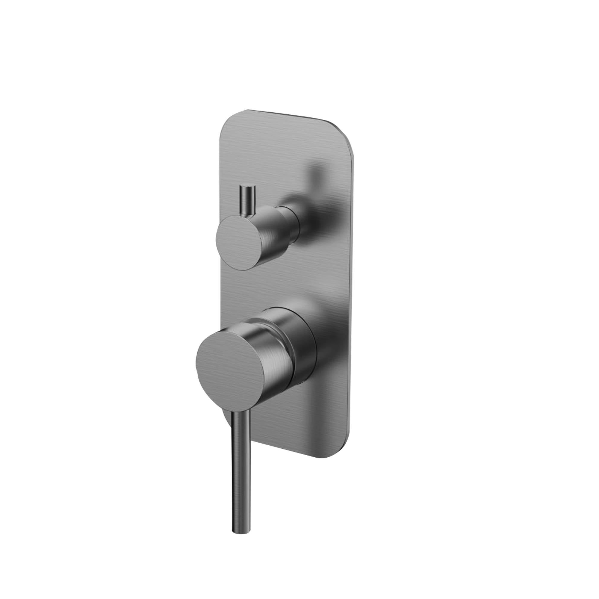 Rivara Shower Mixer with Diverter - Gun Metal