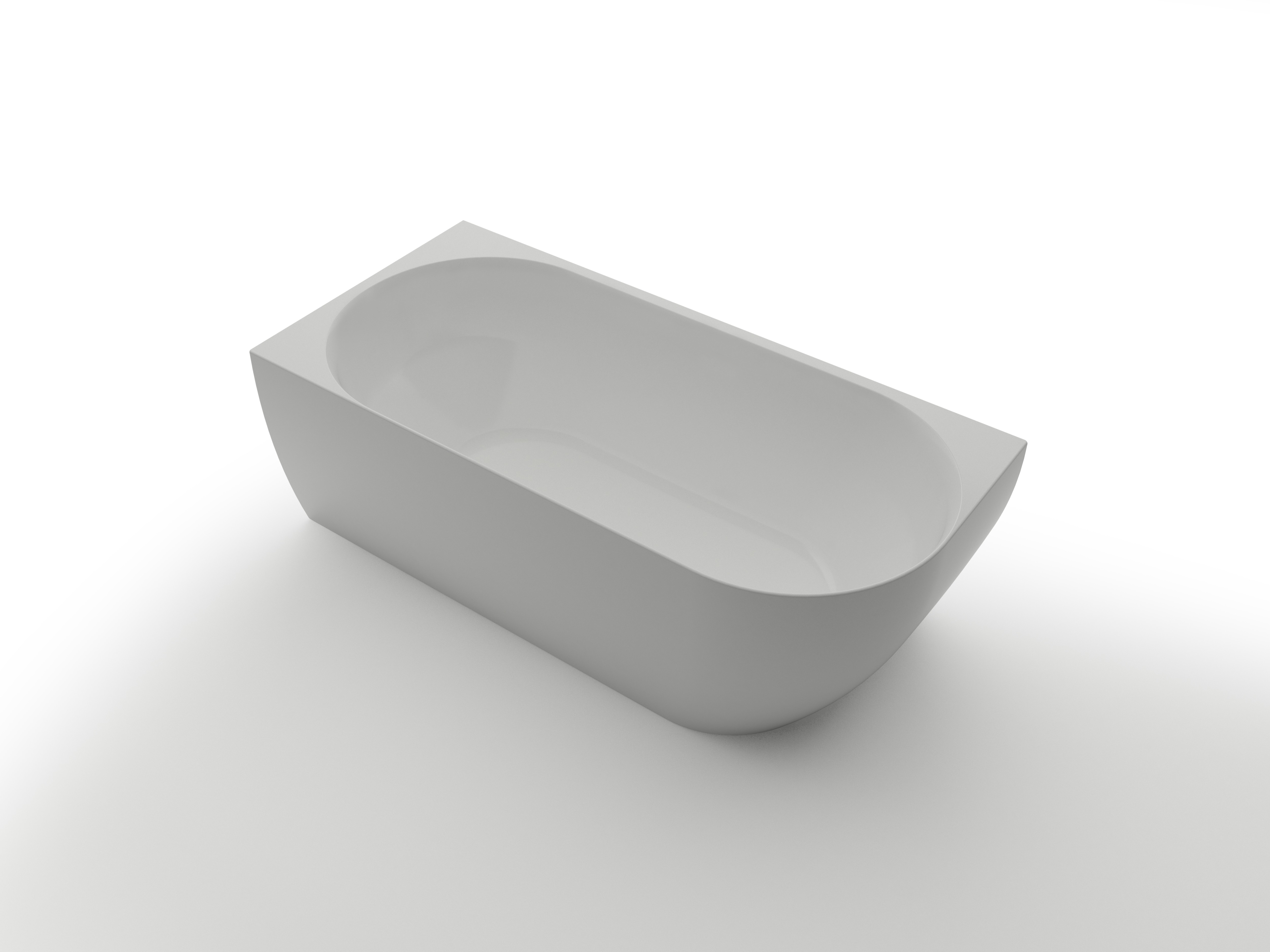 Wren LH Back to Wall Bath 1600mm Acrylic